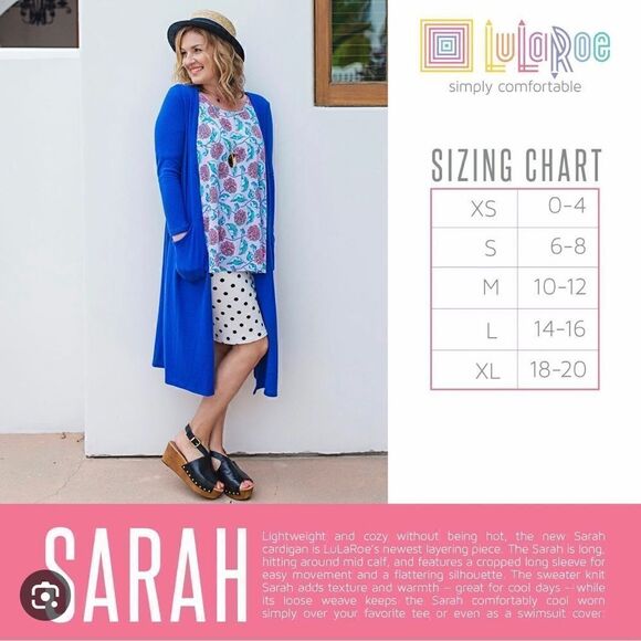 LuLaRoe Sarah Cardigan Pink Size Small - Picture 6 of 6